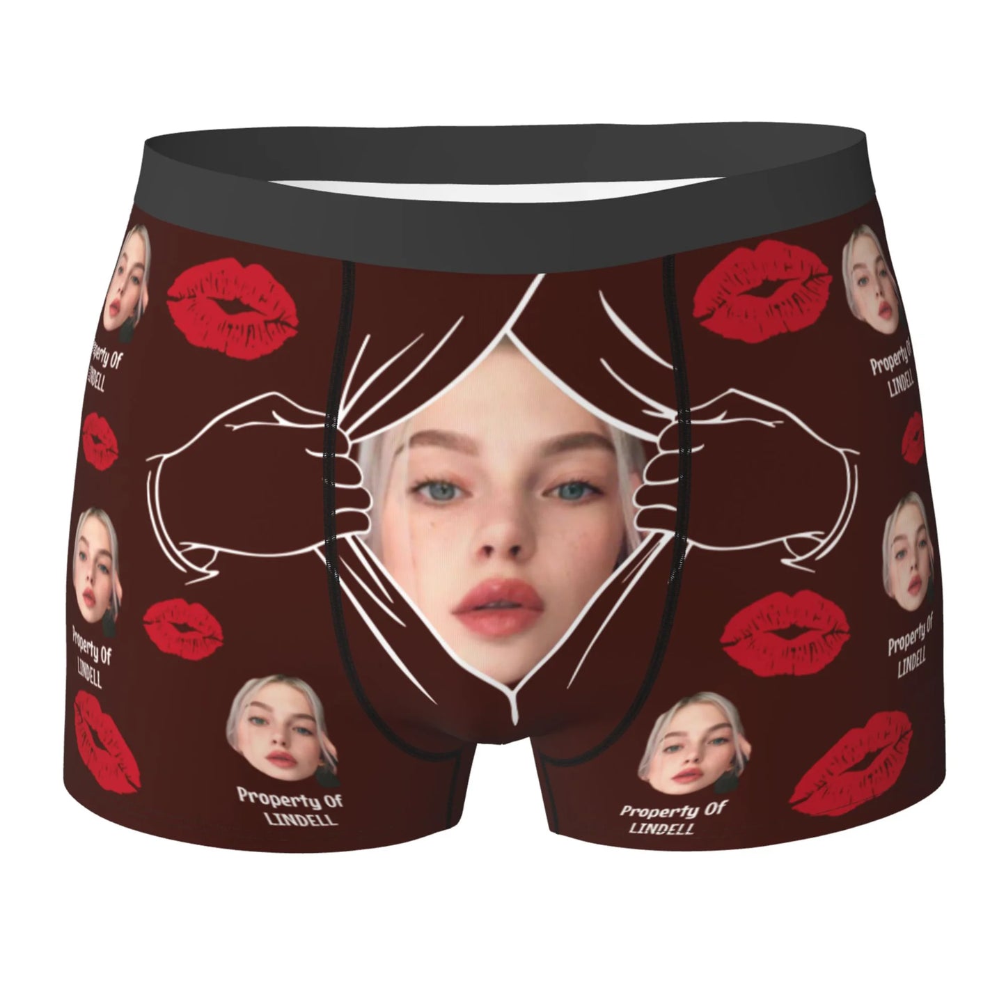 💋"Kiss & Tell" Custom Boxer Briefs