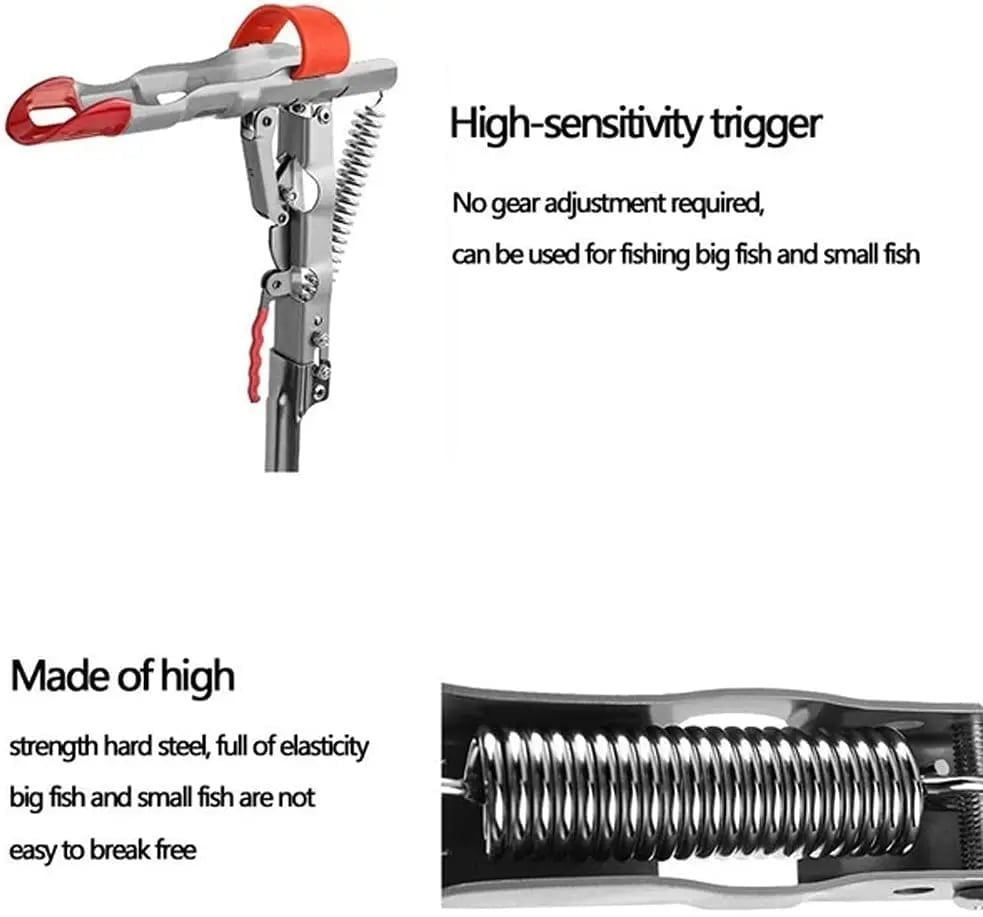 Automatic Fishing Rod Holder(maximum tension to 110 pounds)