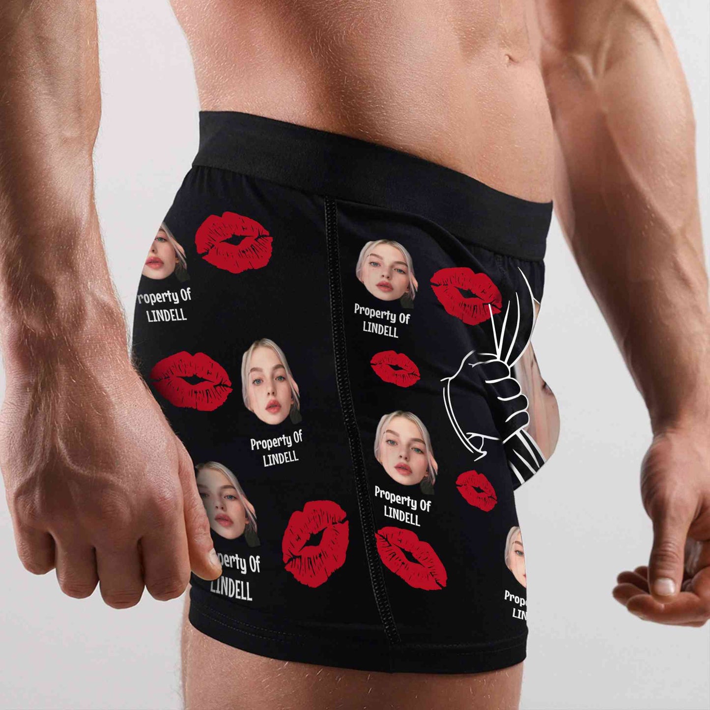 💋"Kiss & Tell" Custom Boxer Briefs