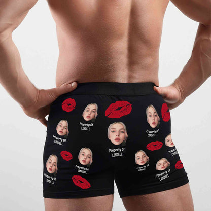 💋"Kiss & Tell" Custom Boxer Briefs