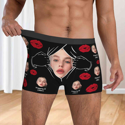 💋"Kiss & Tell" Custom Boxer Briefs