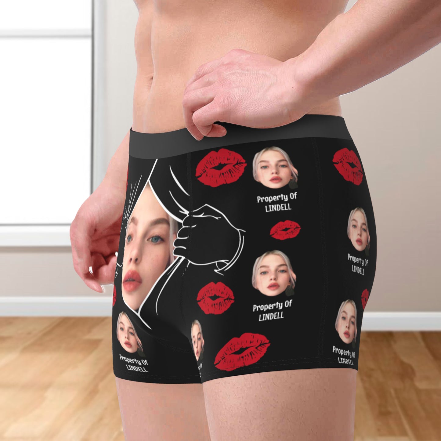 💋"Kiss & Tell" Custom Boxer Briefs