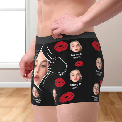 💋"Kiss & Tell" Custom Boxer Briefs