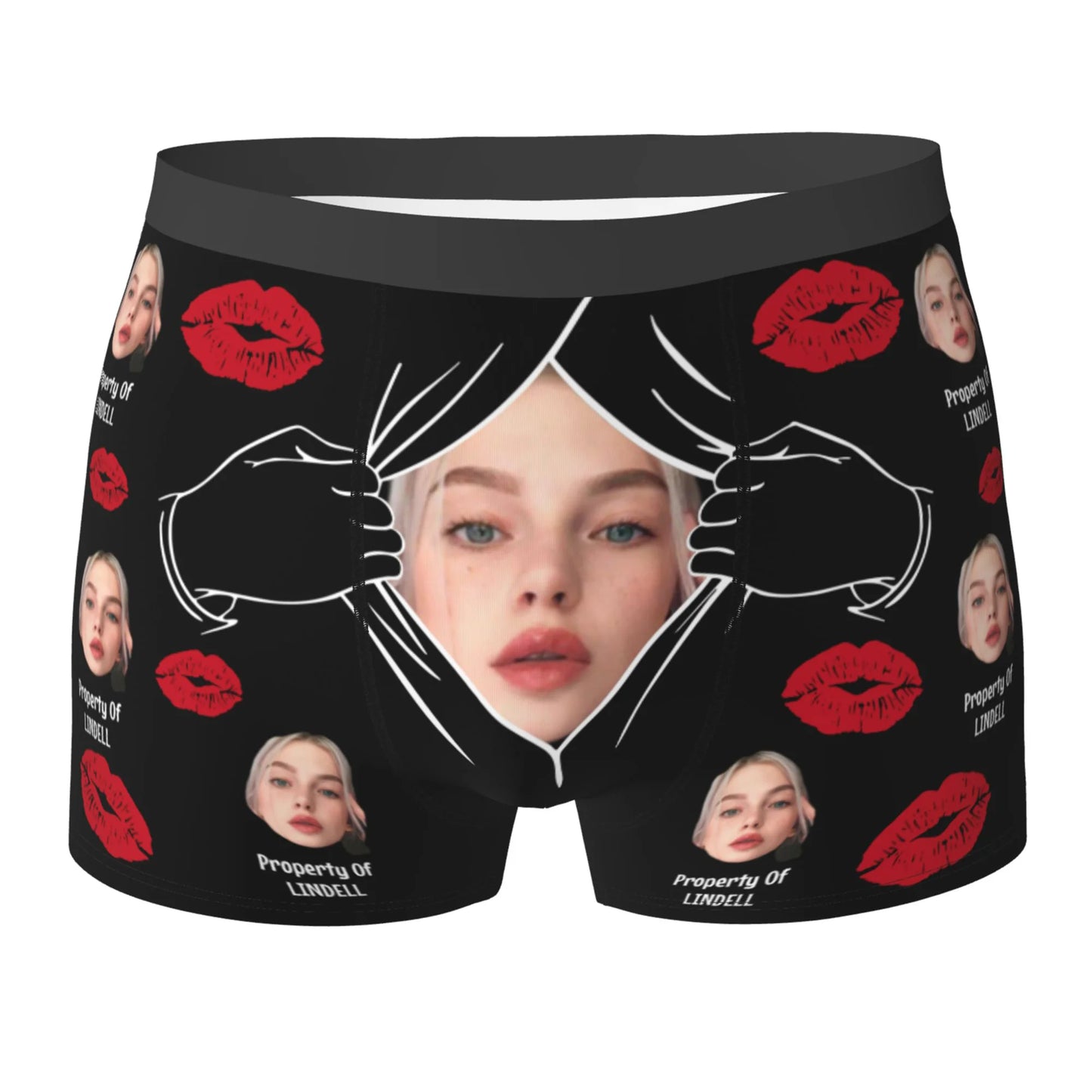 💋"Kiss & Tell" Custom Boxer Briefs