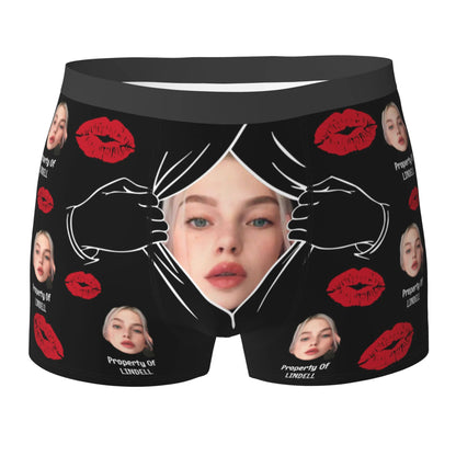 💋"Kiss & Tell" Custom Boxer Briefs