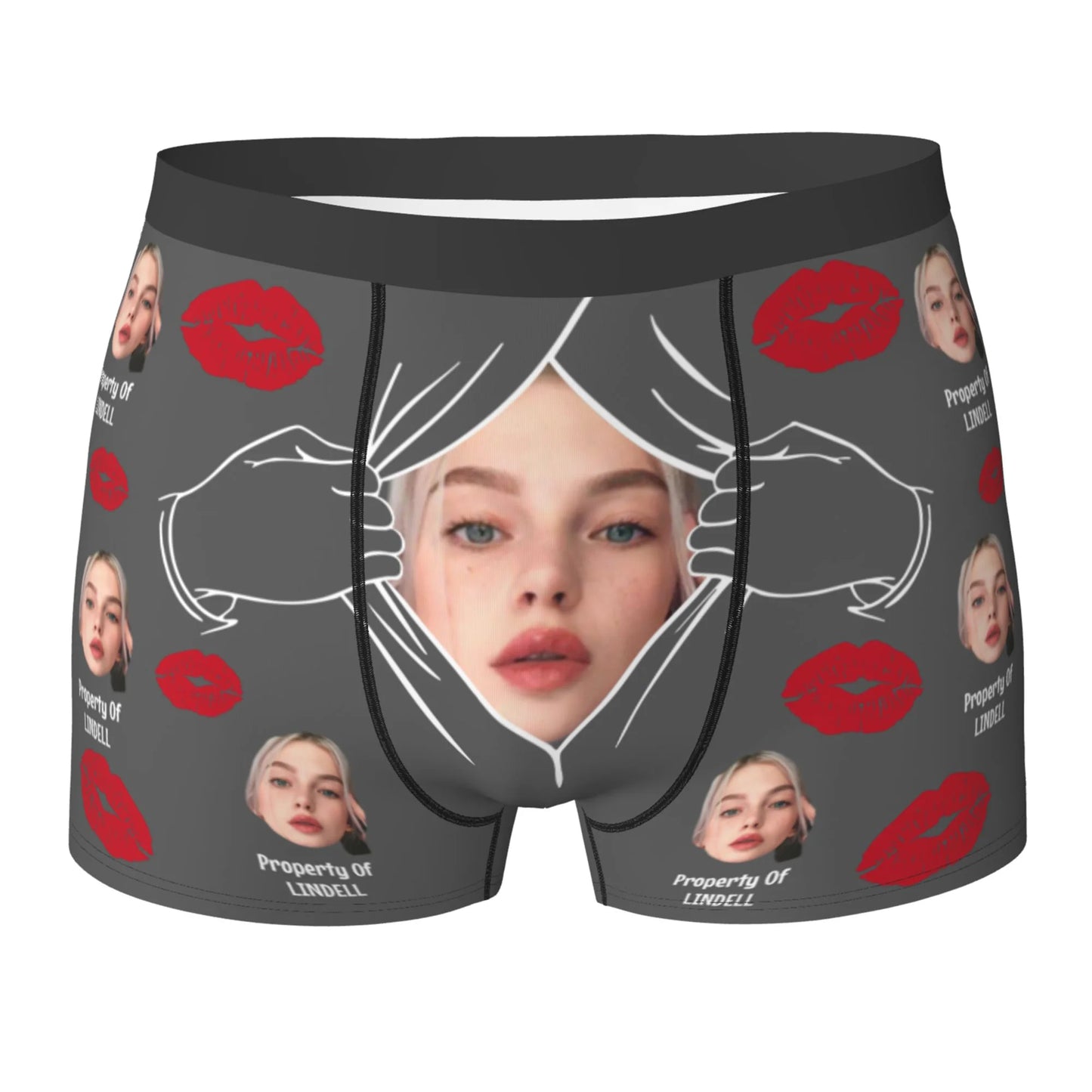 💋"Kiss & Tell" Custom Boxer Briefs