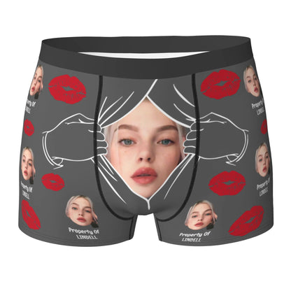 💋"Kiss & Tell" Custom Boxer Briefs