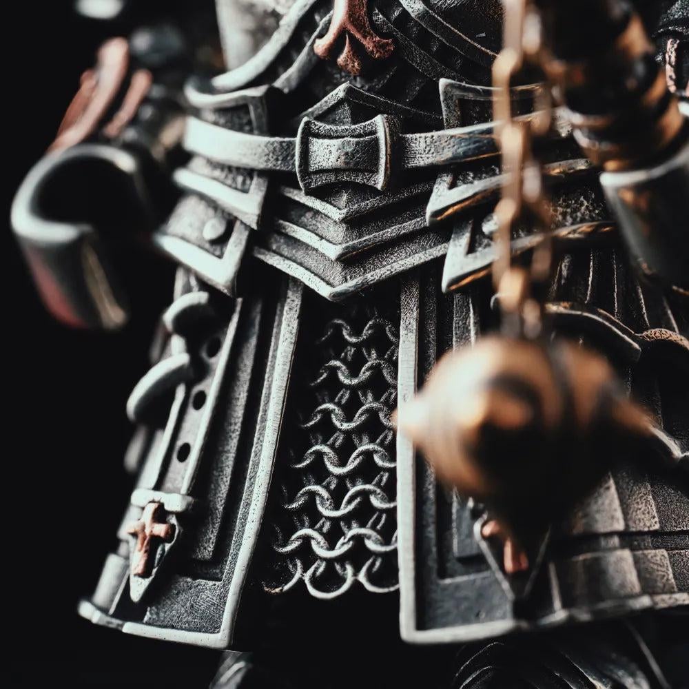 🔥2025 NEW ARRIVAL🔥-Crusader Figurine, Magnetic Action Figure, Metal Model Kit, Medieval Knight Statue