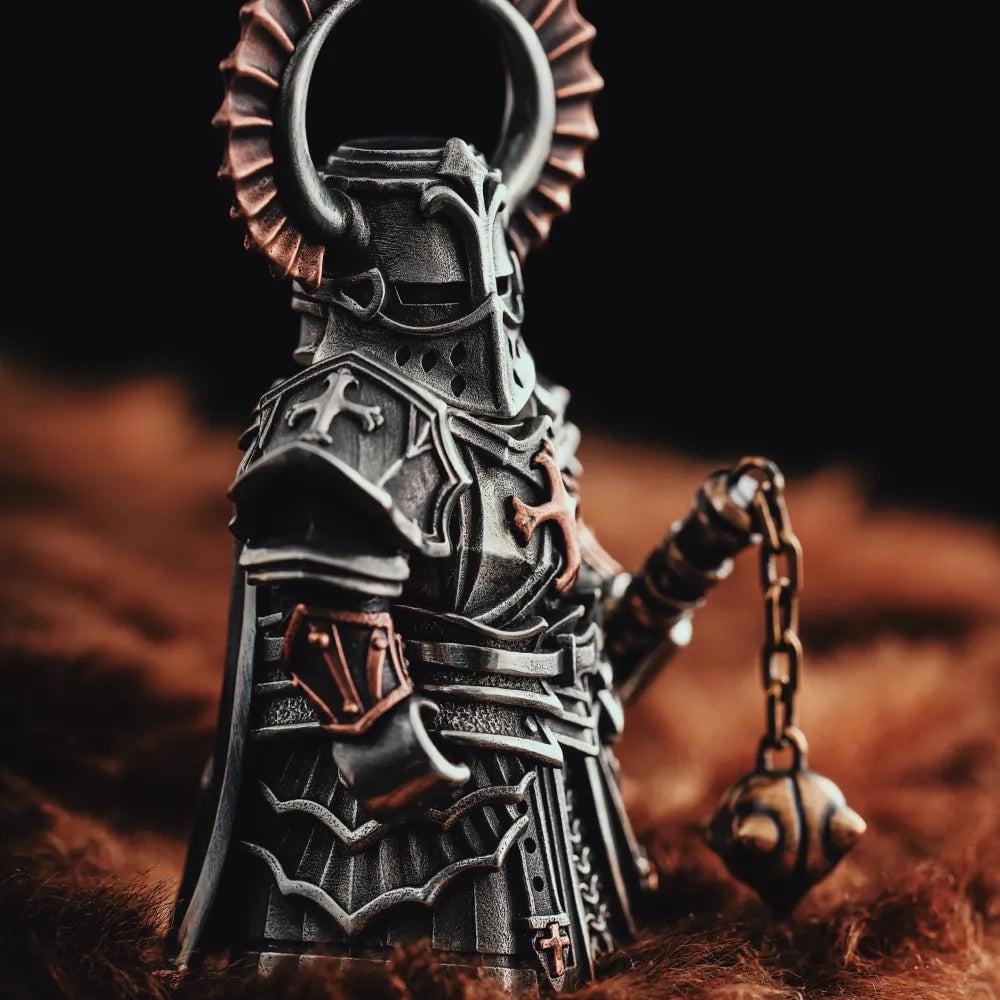 🔥2025 NEW ARRIVAL🔥-Crusader Figurine, Magnetic Action Figure, Metal Model Kit, Medieval Knight Statue