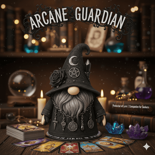 🔥Christmas Sale🎄Master of Mysteries Witch Gnome 🧙 Spooky-Cute Magic Decor For Your Shelf ✨