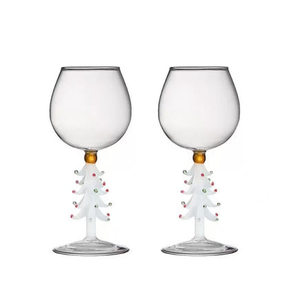 🎄3D Christmas Tree Wine Glasses