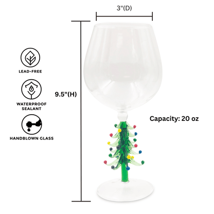 🎄3D Christmas Tree Wine Glasses