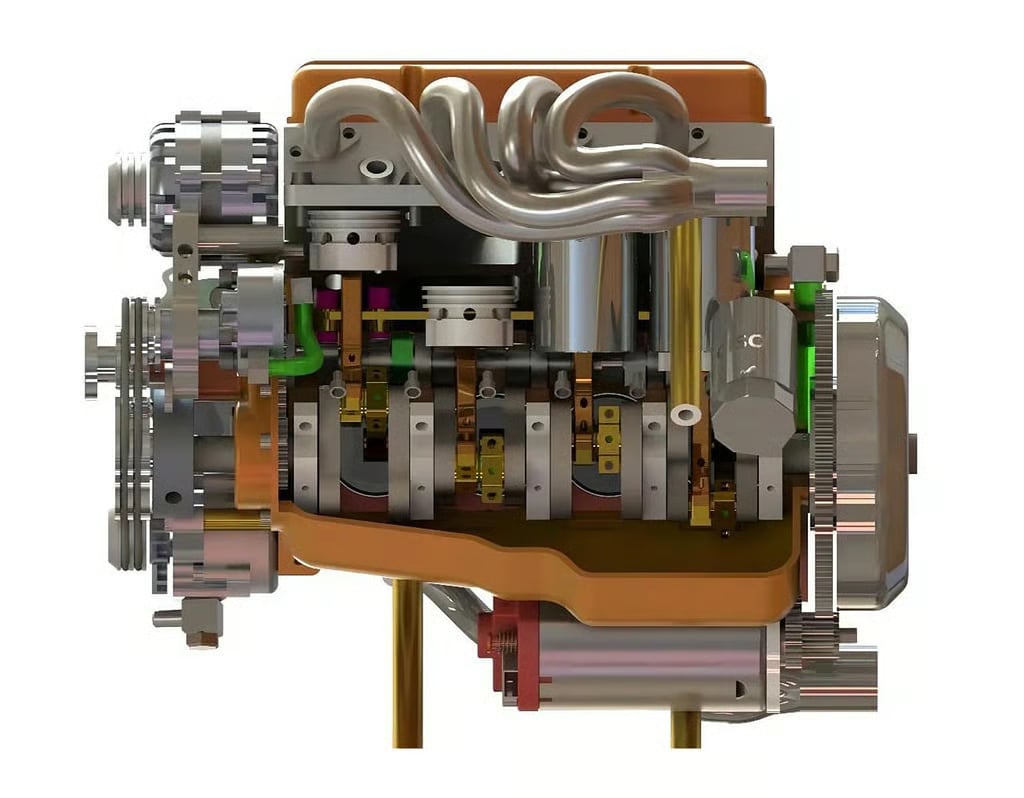 OHV V8 Small-block Engine Model Kits